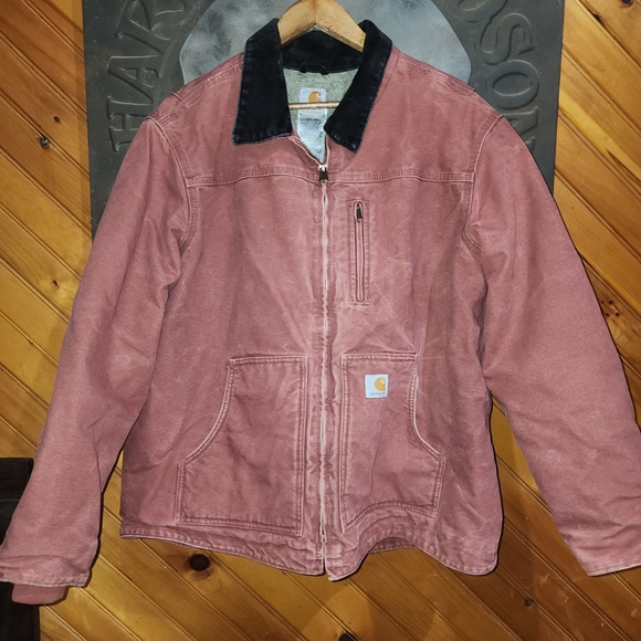 Carhartt Jacket With Sherpa Lining - Picture 13 of 13